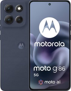 Smartfon Motorola moto g86 5G 16,9 cm (6.67") Dual SIM Android 15 USB Type-C 8 GB 256 GB 5200 mAh Ciemny Niebieski 2
