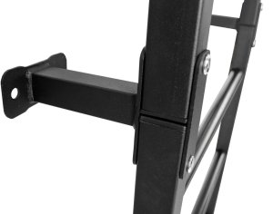 Małpiszon Drabinka gimnastyczna Profi czarny + drążek i poręcze do dipów 2w1 | 250 kg 13