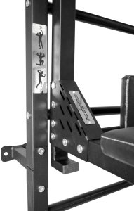 Małpiszon Drabinka gimnastyczna Profi czarny + drążek i poręcze do dipów 2w1 | 250 kg 17