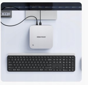 Komputer Minis Forum AI X1 Pro mini PC AMD Ryzen AI 9 HX370 12 rdzeni 96 GB DDR5 2TB 5