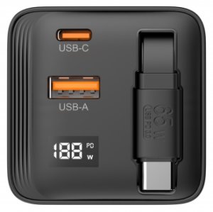 Ładowarka sieciowa Newell GaN 65 W LCD - EU 6