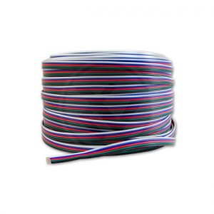 Przewód LED RGBW 5-żyłowy 100m 22AWG 2