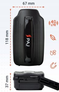 PAJ GPS Power Finder 4G magnetyczny tracker GPS do 90 dni bez ładowania 5