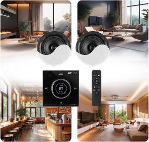 Zestaw audio dla domu Powerline B50BSet do montażu w ścianie z 2 głośnikami sufitowymi one size 14