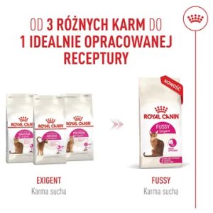 Royal Canin Fussy Exigent 2kg karma sucha dla kotów dorosłych, wybrednych 9