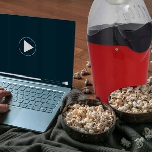 Urządzenie do popcornu RETOO E593 czerwony 900 W 10