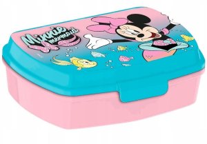 Zestaw 2w1 Śniadaniówka Lunchbox + Bidon Butelka Dla Dziecka Myszka Minnie / Mn30011 3