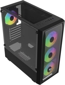 Obudowa Savio Noctis Flow RGB X1 czarna (SAVGC-NOCTISFLOWRGB) 5