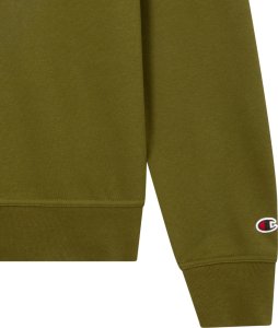 Champion Bluza męska Crewneck Sweatshirt oliwkowa 220272 GS585 L 5