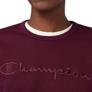 Champion Bluza męska Crewneck Sweatshirt bordowa 220272 RS522 M 4
