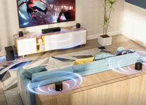 Soundbar Ultimea U2601 Soundbar 7.1 system dźwięku przestrzennego 330W 2