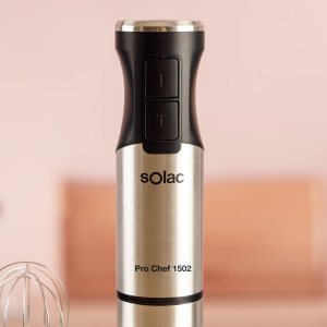 Blender Solac BLENDER RĘCZNY WIELOFUNKCYJNY MIKSER STALOWE OSTRZA 1500W 11