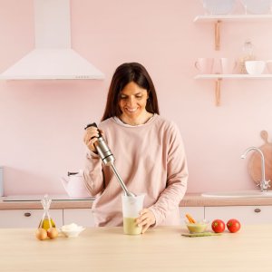 Blender Solac BLENDER RĘCZNY WIELOFUNKCYJNY MIKSER STALOWE OSTRZA 1500W 6