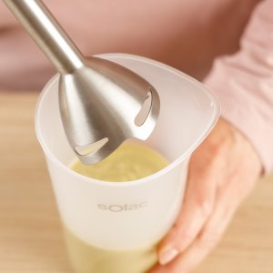 Blender Solac BLENDER RĘCZNY WIELOFUNKCYJNY MIKSER STALOWE OSTRZA 1500W 7