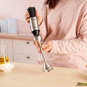 Blender Solac BLENDER RĘCZNY WIELOFUNKCYJNY MIKSER STALOWE OSTRZA 1500W 8