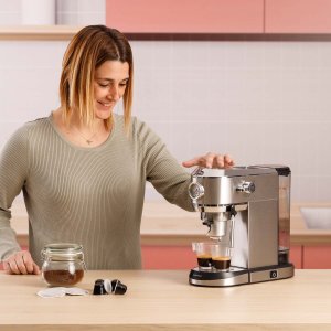 Ekspres ciśnieniowy Solac EKSPRES KOLBOWY CIŚNIENIOWY Z ADAPTEREM DO KAPSUŁEK 20 BAR Tase 1350W 13