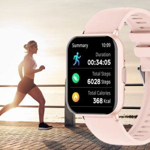 Smartwatch Rubicon Zegarek Damski SMARTWATCH srebrny mesh 4