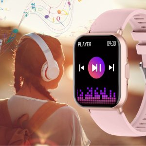 Smartwatch Rubicon Zegarek Damski SMARTWATCH czarny srk 7