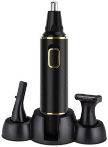 Trymer do nosa uszu depilator włosów golarka brwi 3w1 led 4