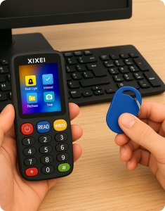 DUPLIKATOR KOPIARKA CZYTNIK PROGRAMATOR KLONER RFID NFC 125 KHZ 13.56 MHZ 3