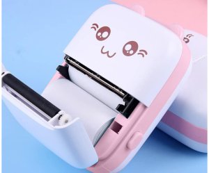 Mini drukarka termiczna bezprzewodowa przenośna drukuś do zdjęć notatek 4