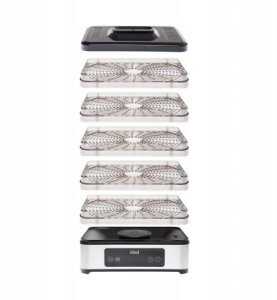 Suszarka Teesa DUŻA Suszarka do grzybów owoców warzyw IDEAL INOX + cyrkulacja powietrza 400W + timer 4
