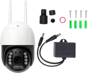 KAMERA ZEWNĘTRZNA OBROTOWA NA KARTĘ SIM GSM LTE 4G PODWÓJNA DO MONITORINGU 6