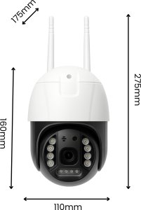 KAMERA ZEWNĘTRZNA OBROTOWA NA KARTĘ SIM GSM LTE 4G PODWÓJNA DO MONITORINGU 10