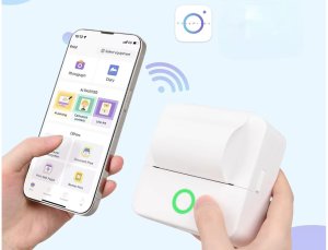 Mini drukarka termiczna bezprzewodowa przenośna drukuś do zdjęć notatek 3