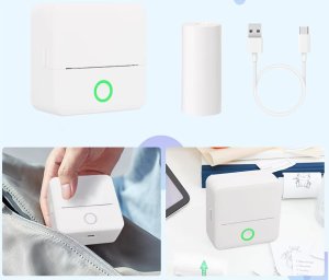 Mini drukarka termiczna bezprzewodowa przenośna drukuś do zdjęć notatek 8