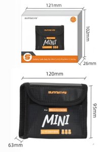 SunnyLife Bezpieczne etui case futerał ognioodporne na 3 akumulatory DJI MINI 3 / MINI 5 / 4 / 3 PRO 13