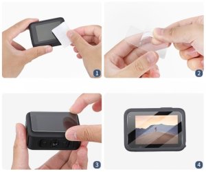 FOLIA OCHRONNA SZKŁO HARTOWANE NA EKRAN I OBIEKTYW DO KAMERY GOPRO HERO 13 12