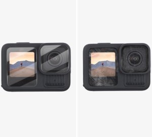 FOLIA OCHRONNA SZKŁO HARTOWANE NA EKRAN I OBIEKTYW DO KAMERY GOPRO HERO 13 4