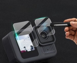 FOLIA OCHRONNA SZKŁO HARTOWANE NA EKRAN I OBIEKTYW DO KAMERY GOPRO HERO 13 6