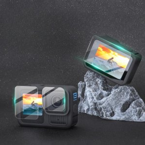 FOLIA OCHRONNA SZKŁO HARTOWANE NA EKRAN I OBIEKTYW DO KAMERY GOPRO HERO 13 9