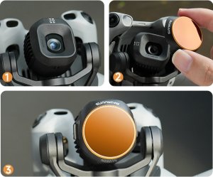 FILTR ND64/PL SZARY POLARYZACYJNY OCHRONNY DO DRONA DJI MINI 5 PRO 13