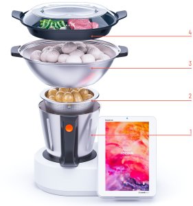 Robot kuchenny Taurus ROBOT KUCHENNY MyCook Next Wi-Fi 2000W GARNEK 3,75L 10" WYŚIWETLACZ 13