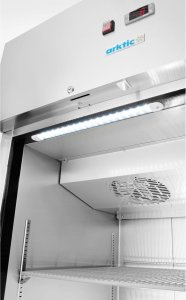 ARKTIC Szafa chłodnicza lodówka 1-drzwiowa 4 półki STAL GN 2/1 465 l 250 W 2
