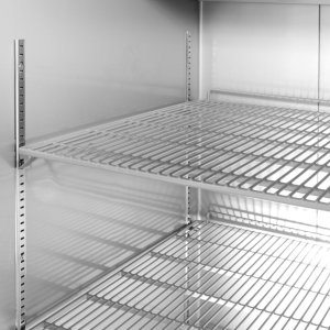 ARKTIC Szafa chłodnicza lodówka 1-drzwiowa 4 półki STAL GN 2/1 465 l 250 W 9