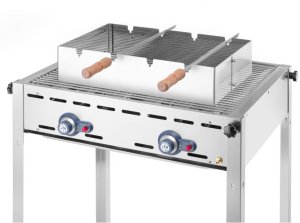 Tramontina Nasadka na grilla do szaszłyków prostokątna Churrasco 530x350x117 mm 6