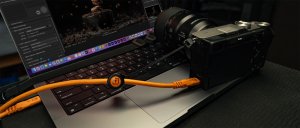 Kabel USB Tether Tools cable USB-C - USB-C TetherPro Optima 10G Right Angle 3m, orange (CUC10RTG2B-ORG) 4