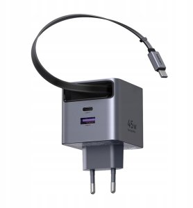 Ładowarka Ugreen 45W GaN Fast Charger with Retract 2