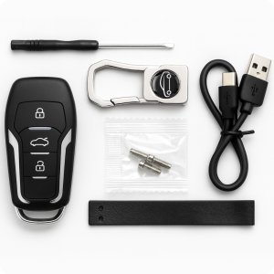 MINI KAMERA SZPIEGOWSKA UKRYTA W KLUCZYKU CZUJNIK RUCHU NAGRYWA NA KARTĘ 5