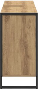 vidaXL Szafka Łazienkowa z drzwiami Dąb rzemieślniczy 90 x 30 x 60 cm 7