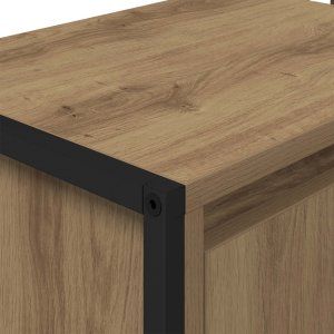 vidaXL Szafka Łazienkowa z drzwiami Dąb rzemieślniczy 90 x 30 x 60 cm 10