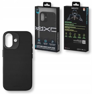 Yaxo Etui na telefon Leather Gear Slim Case MagSafe iPhone 17 Dusty Black 6