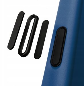 Yaxo Etui na telefon Leather Gear Slim Case MagSafe iPhone 17 Electric Blue 4