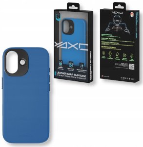 Yaxo Etui na telefon Leather Gear Slim Case MagSafe iPhone 17 Electric Blue 6