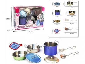 Zestaw kuchenny metalowy 8 elementów 114