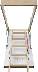 Drzwi Przesuwne Schody Strychowe NORDIC 86mm 120x70 0,44W CIEPŁE H305 cm + uszczelka 6